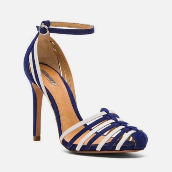 SCHUTZ Shoes - Schutz Edmunda Olympian Caged Leather Heel
